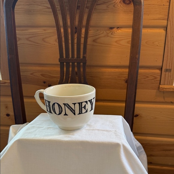 Oversized Cream "Honey" Mug - Picture 1 of 5